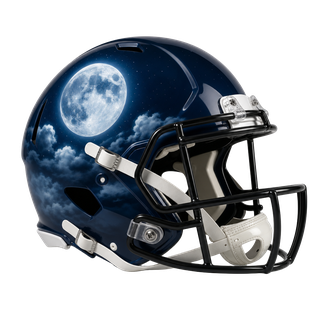 Montclair Heights Moonwalkers helmet